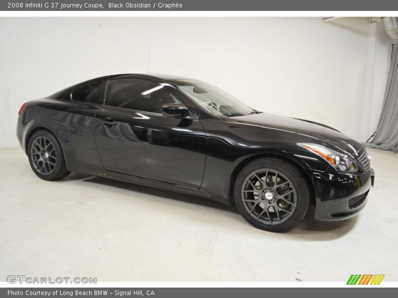 Black Obsidian / Graphite 2008 Infiniti G 37 Journey Coupe
