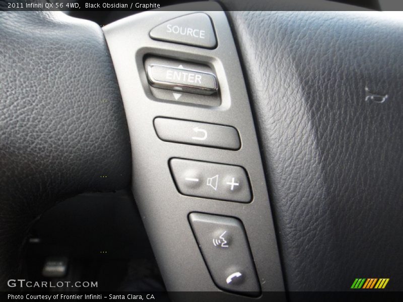 Black Obsidian / Graphite 2011 Infiniti QX 56 4WD