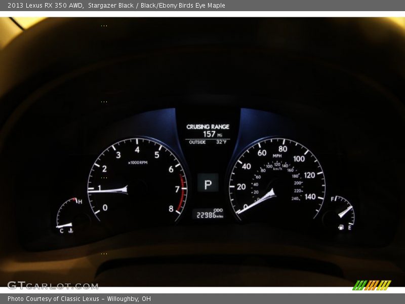 Stargazer Black / Black/Ebony Birds Eye Maple 2013 Lexus RX 350 AWD