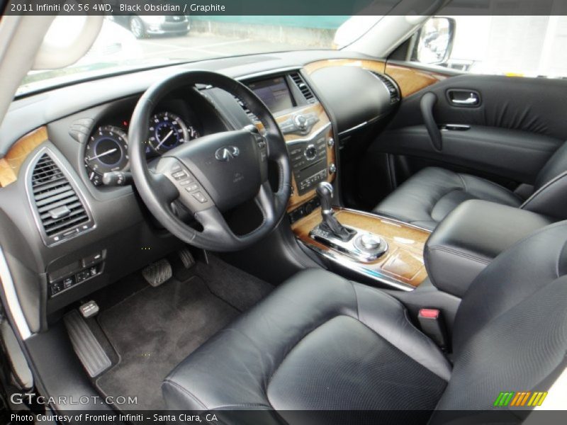 Black Obsidian / Graphite 2011 Infiniti QX 56 4WD