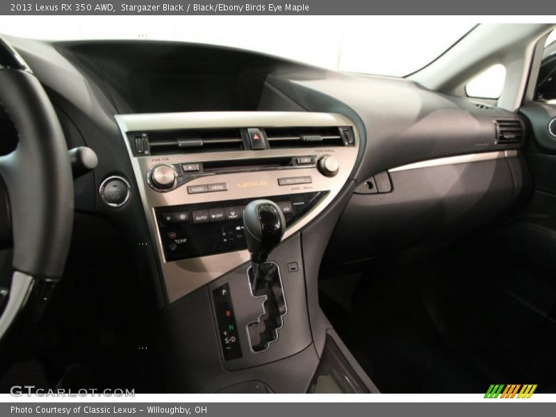 Stargazer Black / Black/Ebony Birds Eye Maple 2013 Lexus RX 350 AWD