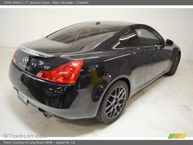 Black Obsidian / Graphite 2008 Infiniti G 37 Journey Coupe