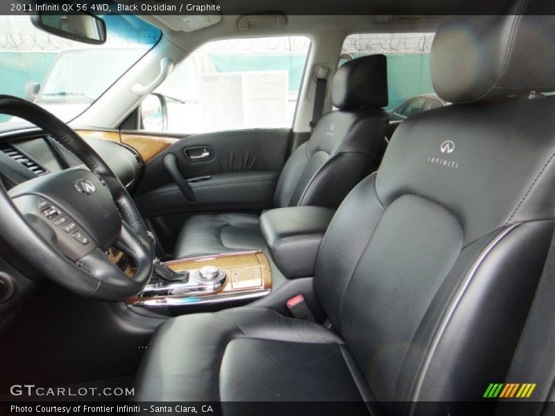 Black Obsidian / Graphite 2011 Infiniti QX 56 4WD