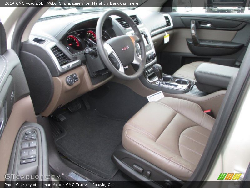  2014 Acadia SLT AWD Dark Cashmere Interior
