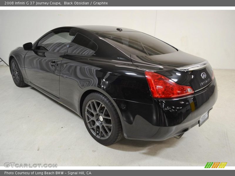 Black Obsidian / Graphite 2008 Infiniti G 37 Journey Coupe