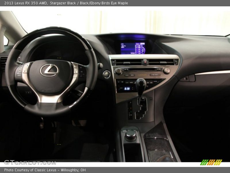 Stargazer Black / Black/Ebony Birds Eye Maple 2013 Lexus RX 350 AWD