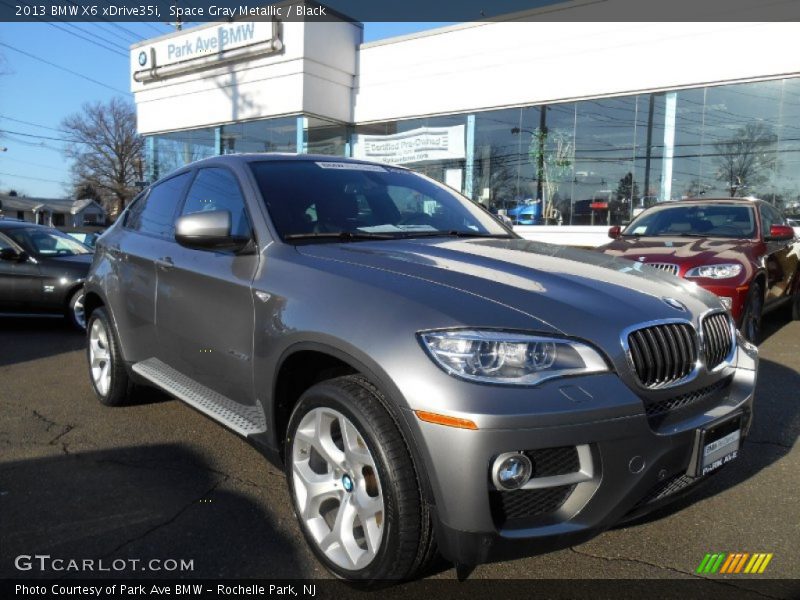 Space Gray Metallic / Black 2013 BMW X6 xDrive35i