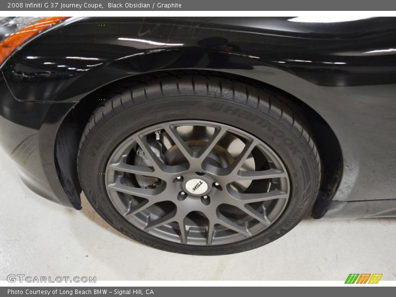 Black Obsidian / Graphite 2008 Infiniti G 37 Journey Coupe