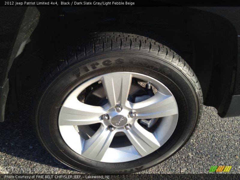 Black / Dark Slate Gray/Light Pebble Beige 2012 Jeep Patriot Limited 4x4