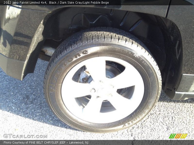 Black / Dark Slate Gray/Light Pebble Beige 2012 Jeep Patriot Limited 4x4