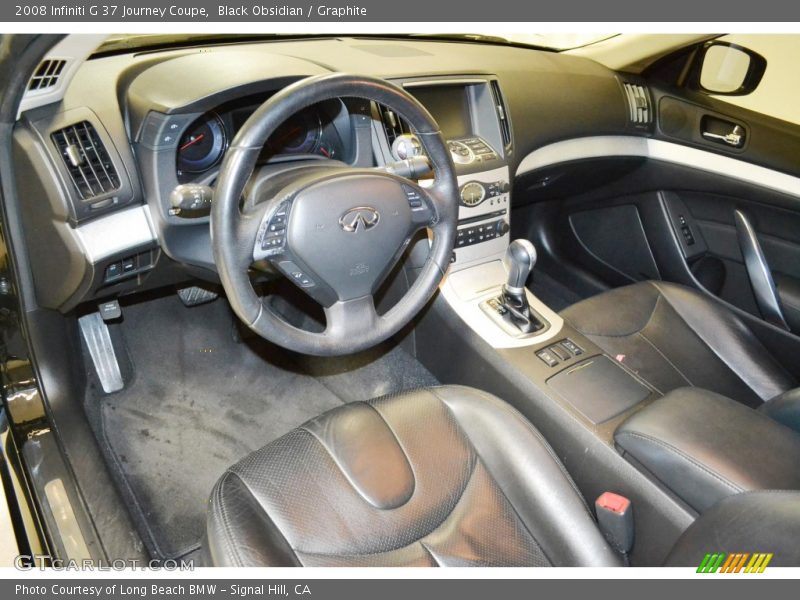 Black Obsidian / Graphite 2008 Infiniti G 37 Journey Coupe