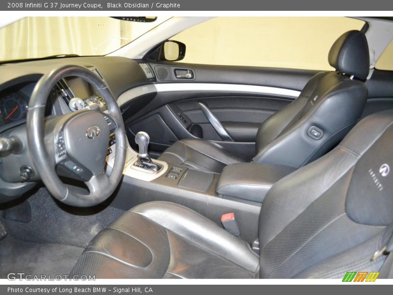 Black Obsidian / Graphite 2008 Infiniti G 37 Journey Coupe