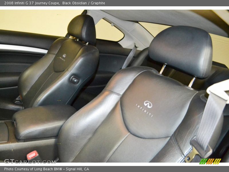 Black Obsidian / Graphite 2008 Infiniti G 37 Journey Coupe