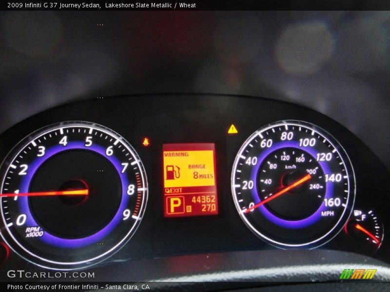 Lakeshore Slate Metallic / Wheat 2009 Infiniti G 37 Journey Sedan