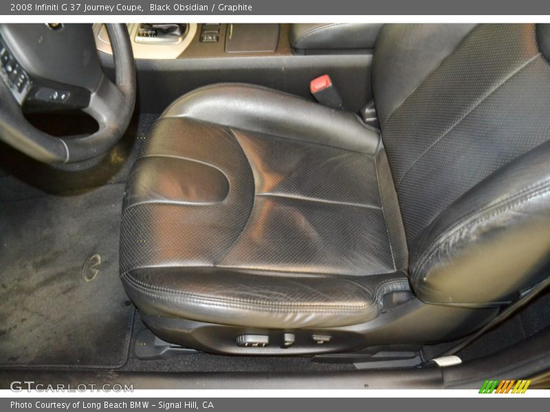 Black Obsidian / Graphite 2008 Infiniti G 37 Journey Coupe