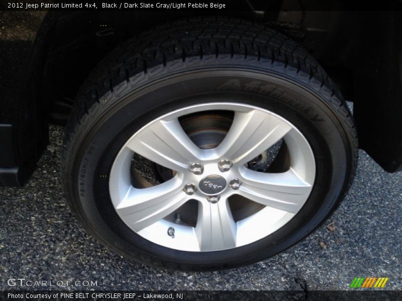 Black / Dark Slate Gray/Light Pebble Beige 2012 Jeep Patriot Limited 4x4