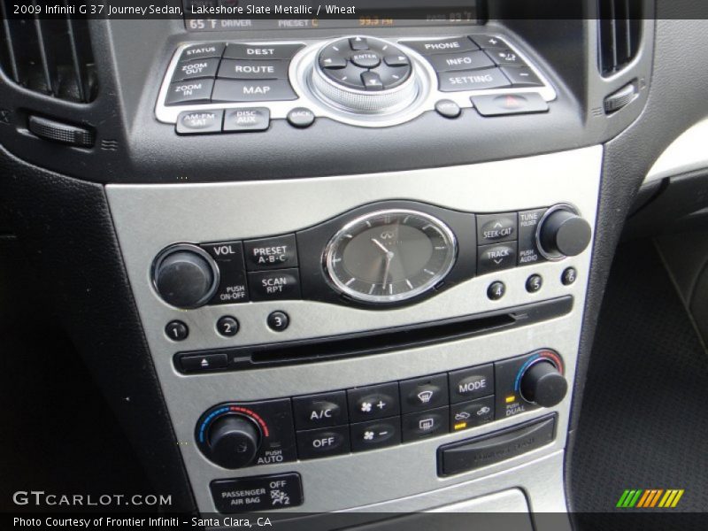 Lakeshore Slate Metallic / Wheat 2009 Infiniti G 37 Journey Sedan