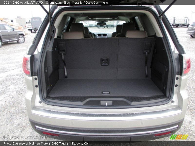 Champagne Silver Metallic / Dark Cashmere 2014 GMC Acadia SLT AWD