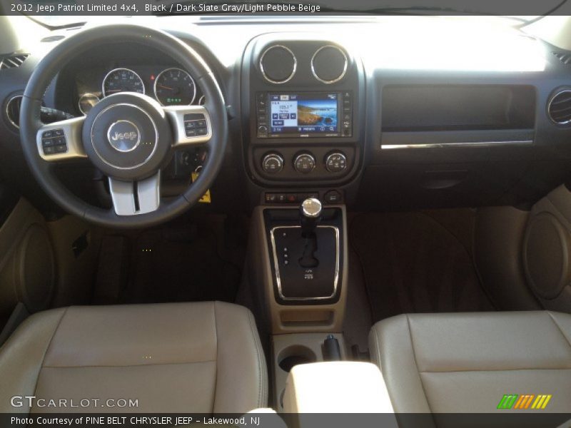 Black / Dark Slate Gray/Light Pebble Beige 2012 Jeep Patriot Limited 4x4
