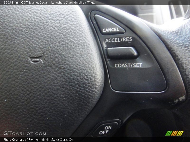 Lakeshore Slate Metallic / Wheat 2009 Infiniti G 37 Journey Sedan