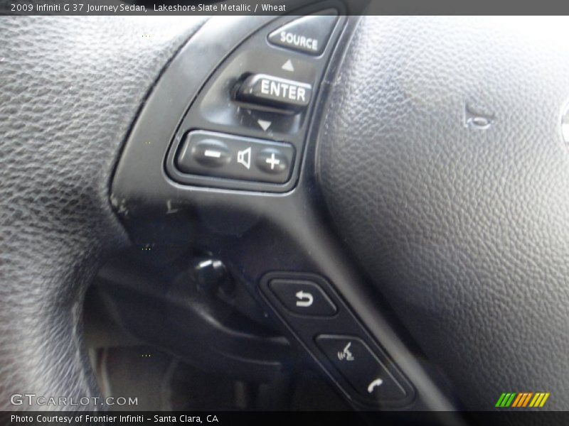 Lakeshore Slate Metallic / Wheat 2009 Infiniti G 37 Journey Sedan