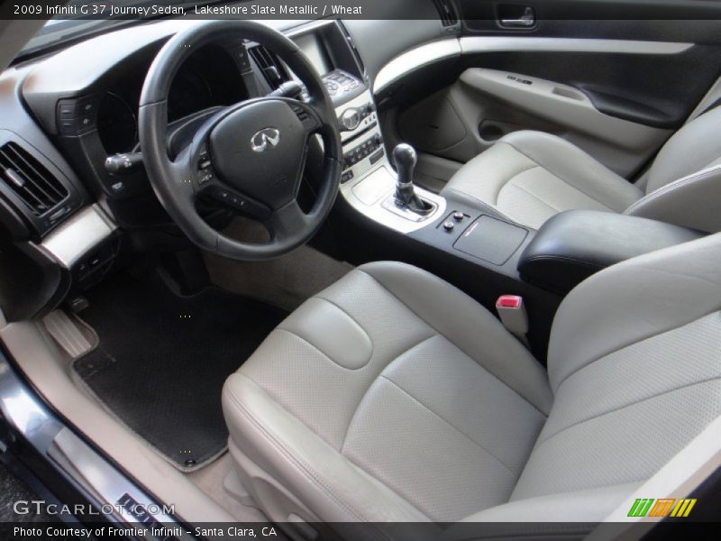 Lakeshore Slate Metallic / Wheat 2009 Infiniti G 37 Journey Sedan