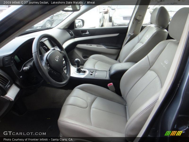 Lakeshore Slate Metallic / Wheat 2009 Infiniti G 37 Journey Sedan
