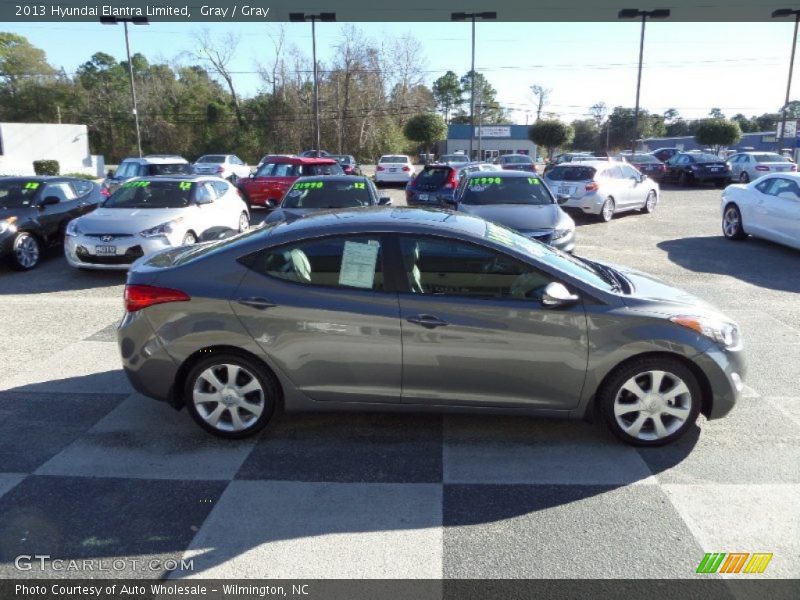 Gray / Gray 2013 Hyundai Elantra Limited