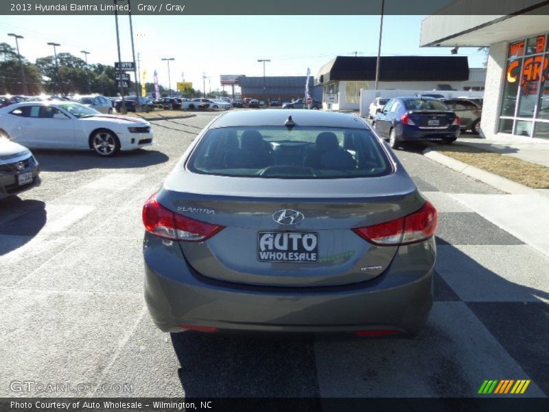 Gray / Gray 2013 Hyundai Elantra Limited