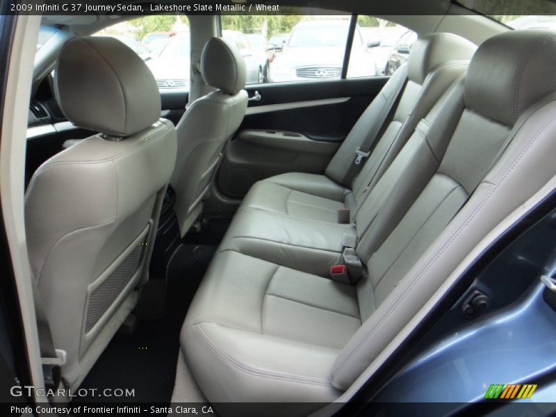Lakeshore Slate Metallic / Wheat 2009 Infiniti G 37 Journey Sedan