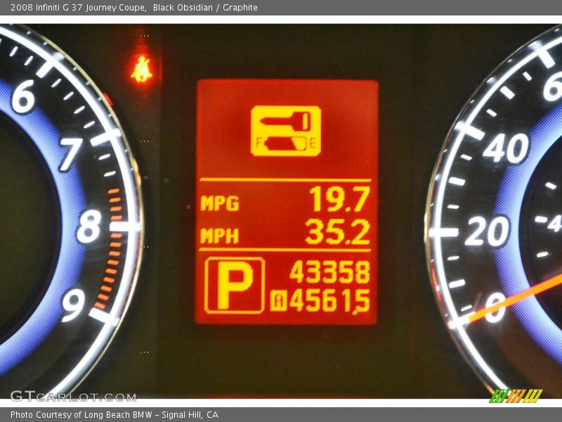 Black Obsidian / Graphite 2008 Infiniti G 37 Journey Coupe