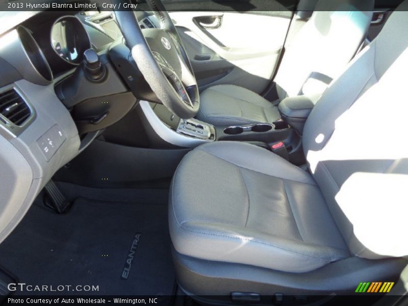 Gray / Gray 2013 Hyundai Elantra Limited