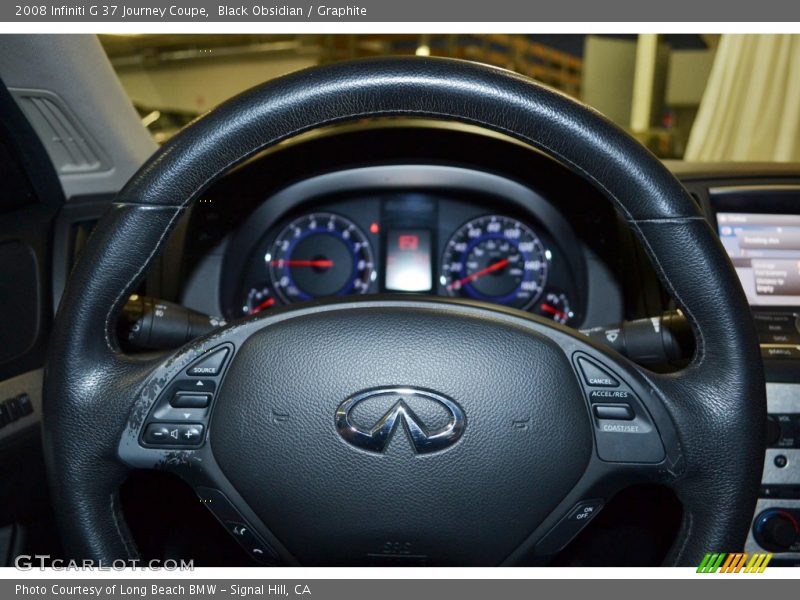 Black Obsidian / Graphite 2008 Infiniti G 37 Journey Coupe