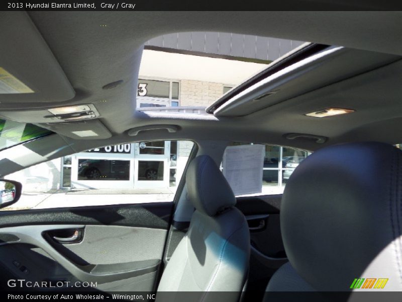 Gray / Gray 2013 Hyundai Elantra Limited