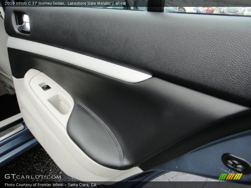 Lakeshore Slate Metallic / Wheat 2009 Infiniti G 37 Journey Sedan