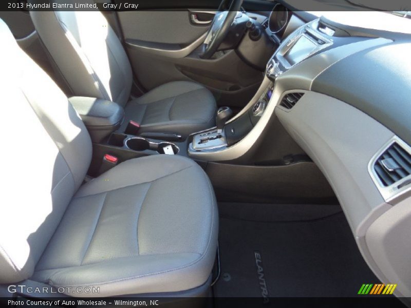 Gray / Gray 2013 Hyundai Elantra Limited