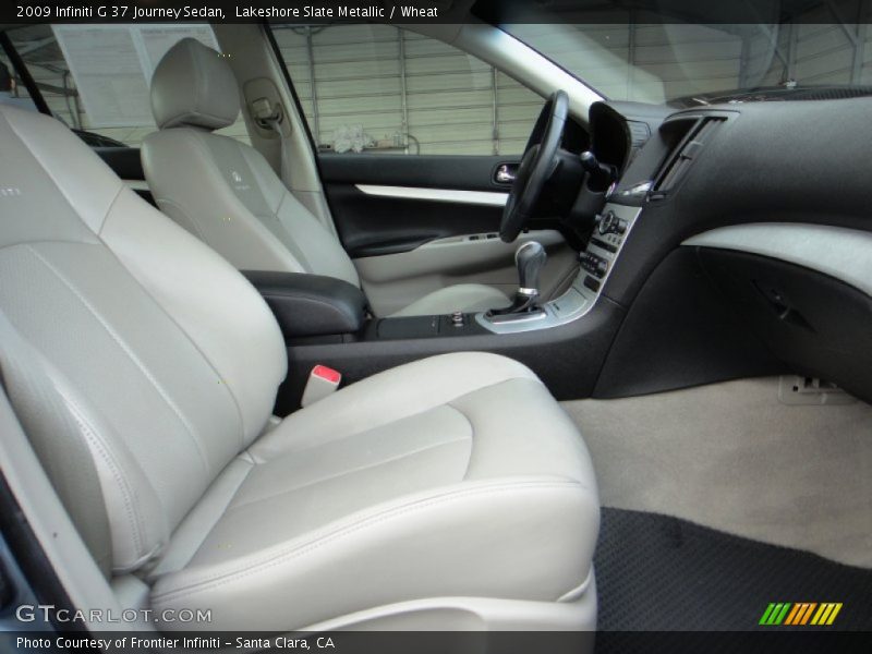 Lakeshore Slate Metallic / Wheat 2009 Infiniti G 37 Journey Sedan