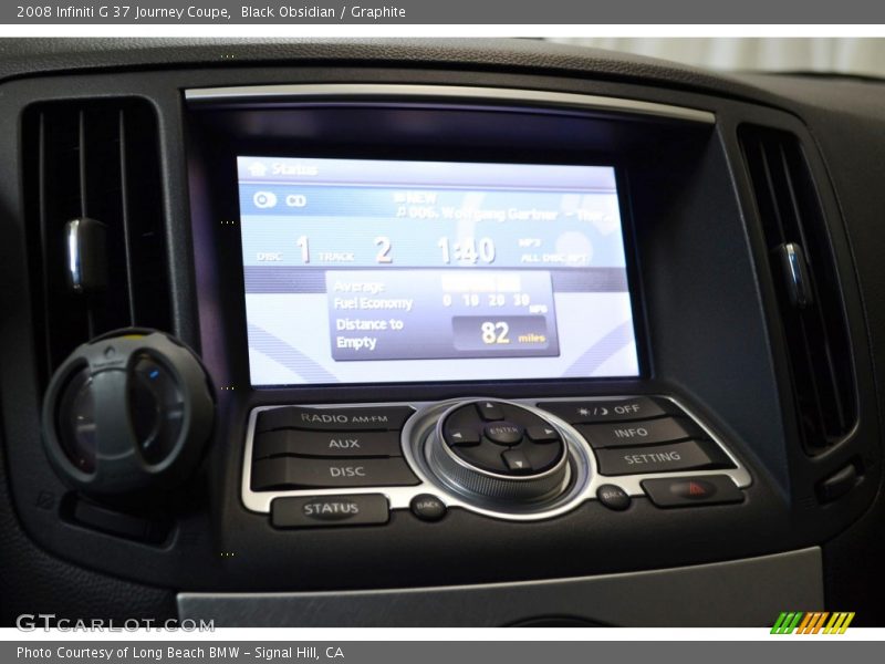 Black Obsidian / Graphite 2008 Infiniti G 37 Journey Coupe