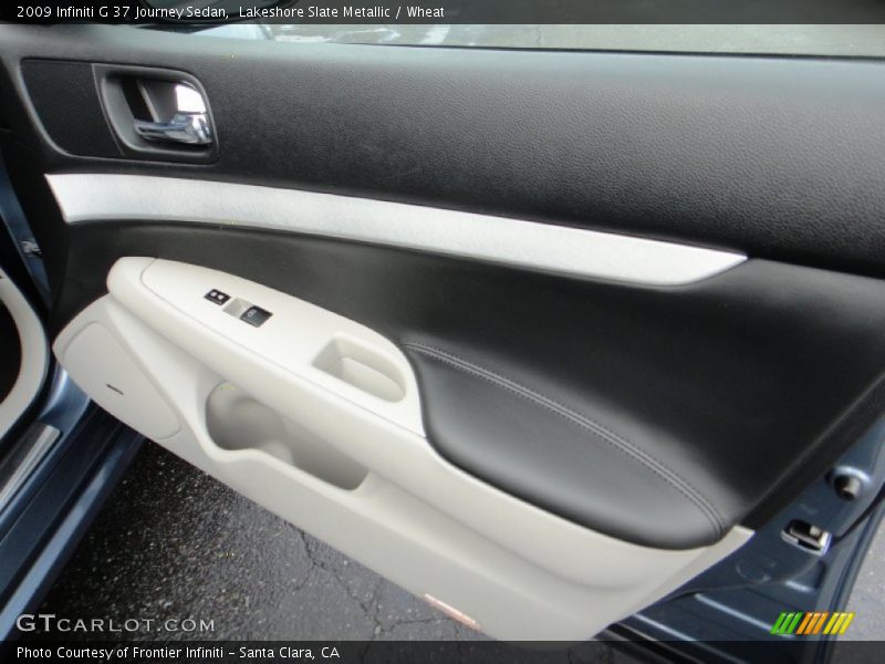 Lakeshore Slate Metallic / Wheat 2009 Infiniti G 37 Journey Sedan