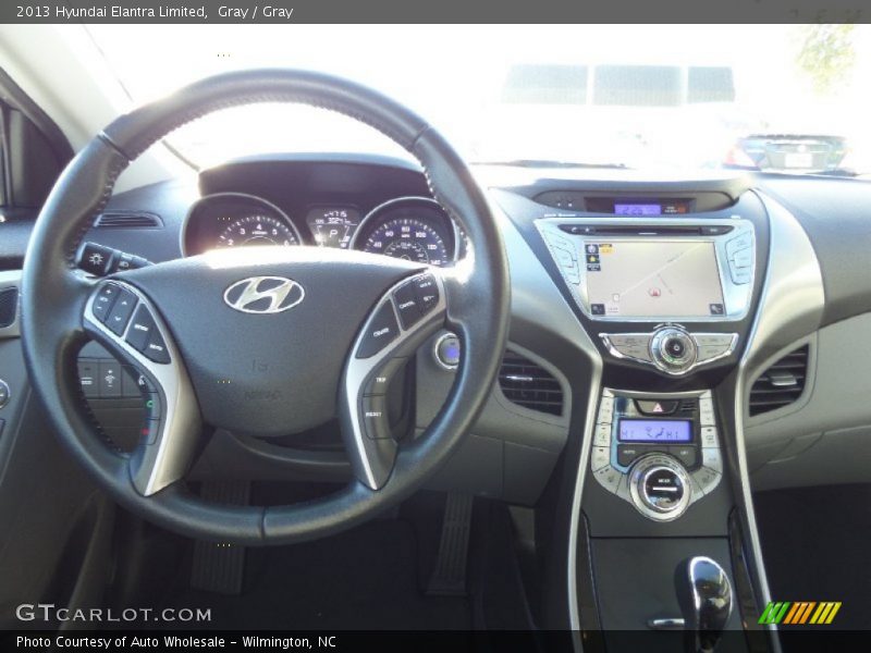 Gray / Gray 2013 Hyundai Elantra Limited