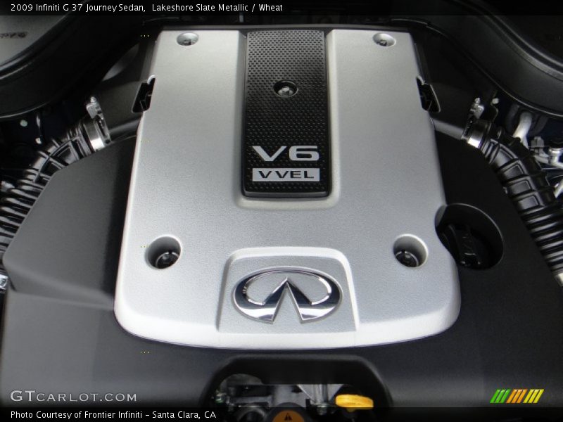 Lakeshore Slate Metallic / Wheat 2009 Infiniti G 37 Journey Sedan