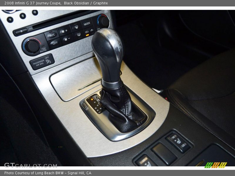 Black Obsidian / Graphite 2008 Infiniti G 37 Journey Coupe