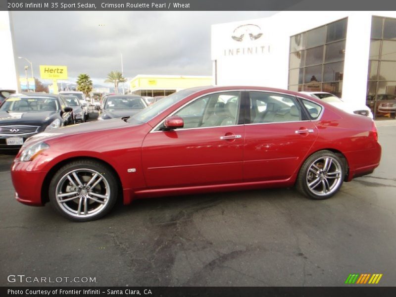  2006 M 35 Sport Sedan Crimson Roulette Pearl