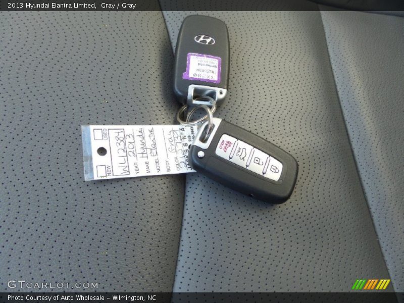 Gray / Gray 2013 Hyundai Elantra Limited