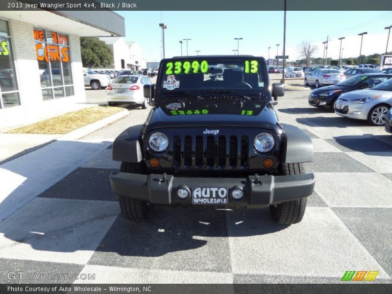 Black / Black 2013 Jeep Wrangler Sport 4x4