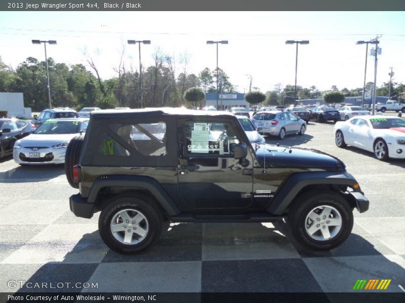 Black / Black 2013 Jeep Wrangler Sport 4x4