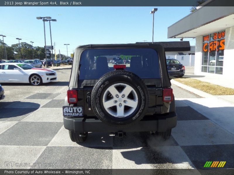 Black / Black 2013 Jeep Wrangler Sport 4x4