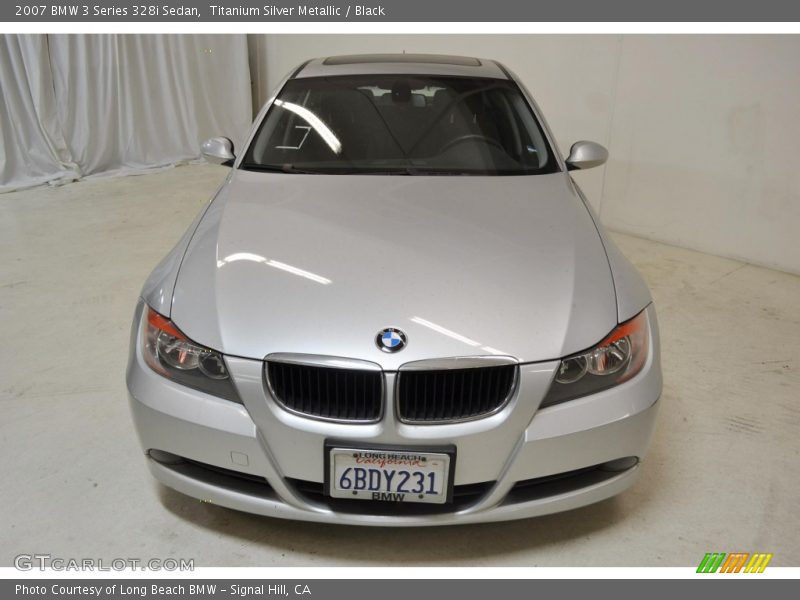 Titanium Silver Metallic / Black 2007 BMW 3 Series 328i Sedan