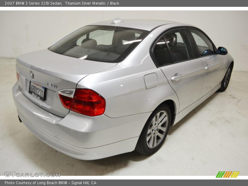 Titanium Silver Metallic / Black 2007 BMW 3 Series 328i Sedan