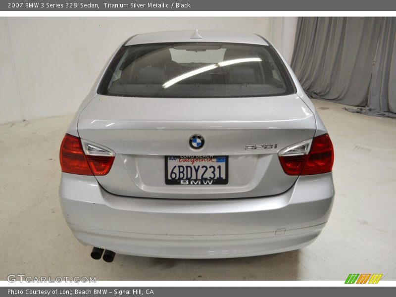 Titanium Silver Metallic / Black 2007 BMW 3 Series 328i Sedan